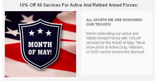 10% Off All Services