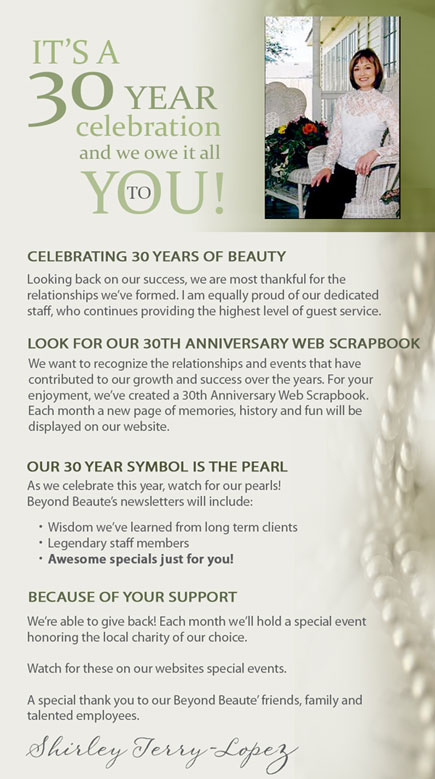 30th Anniversary Web Scrap Book