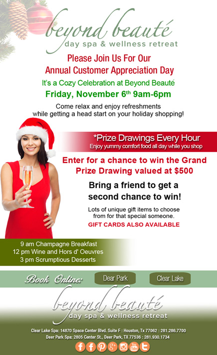 Please Join Us For Our Annual Customer Appreciation Day