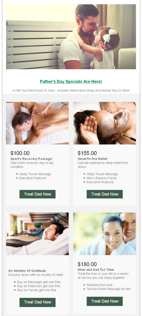 Father's Day Specials Are Here