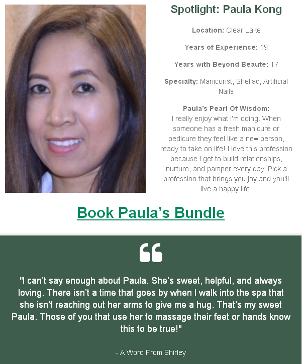Spotlight, Paula Kong